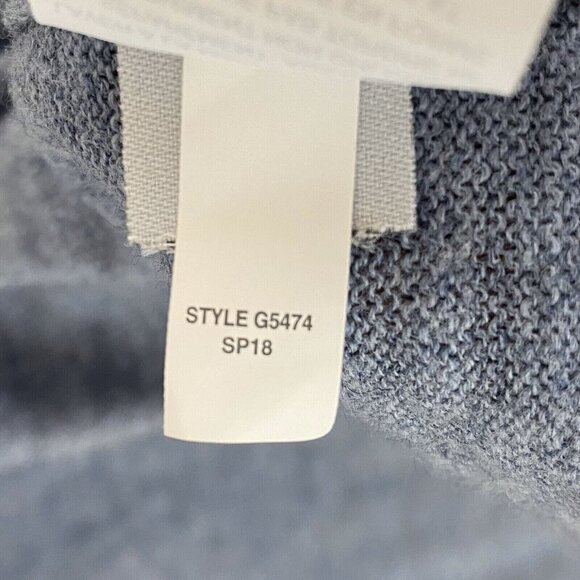 Madewell Cardigan Size XXS Oversized Blue Ryder Sweater Open Front Cotton G5474 - Picture 6 of 9